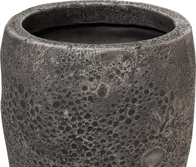Lava Pflanzgefäß, Ø 29 cm, Höhe 38 cm, grey-wash