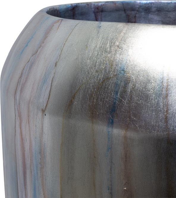 Cigar Pflanzvase, Ø 42 cm, Höhe 100 cm, mystic silver