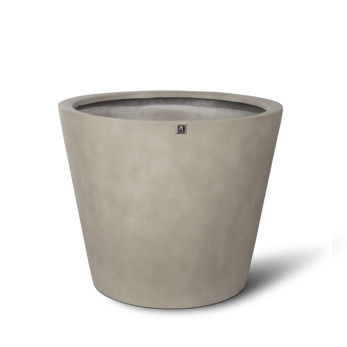 Conical Pflanzgefäß, Ø 50 cm, Höhe 40 cm, concrete olivgrau