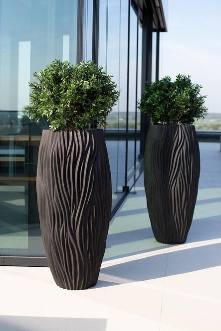 River Bodenvase, Ø 45 cm, Höhe 100 cm, schwarz (vorher Artikel 27955)