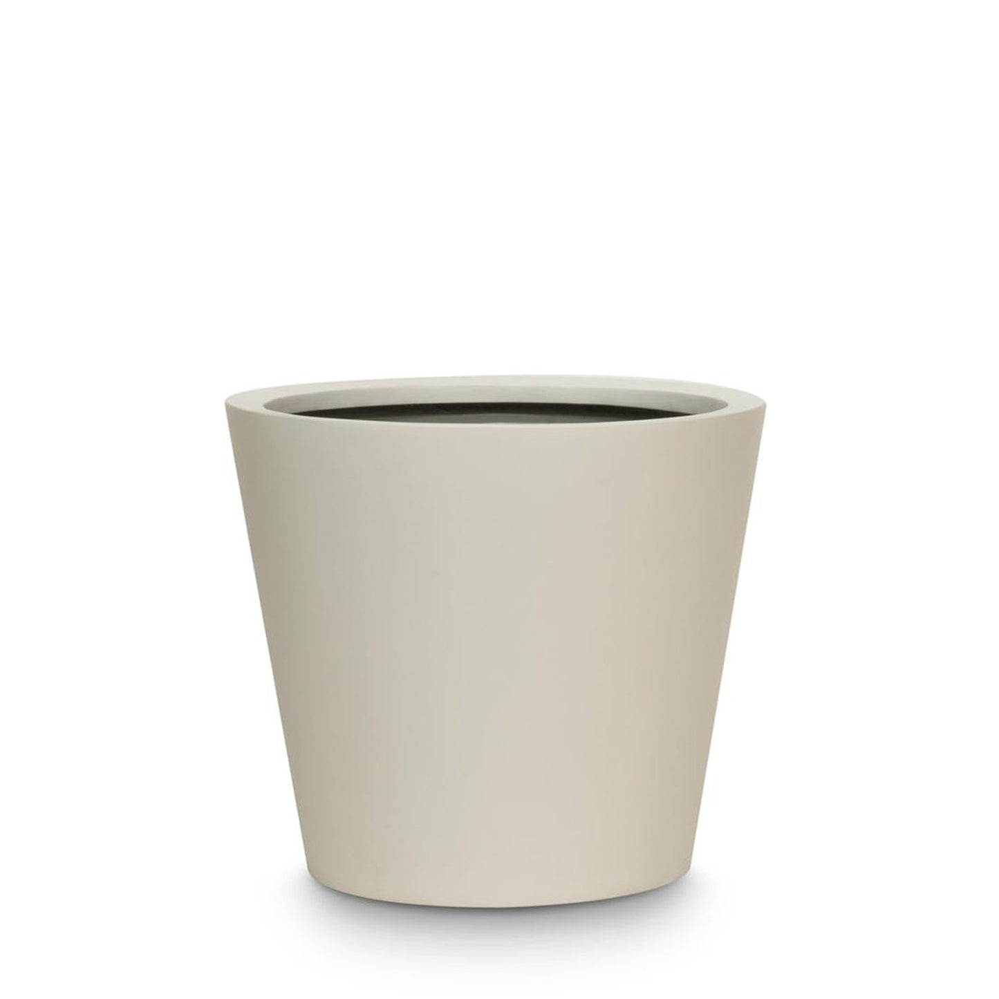 Conical Pflanzgefäß, Ø 40 cm, Höhe 35 cm, weiß (ral9010) - AUSSTELLUNGSSTÜCK