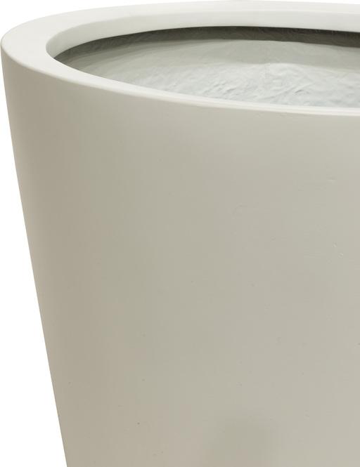 Conical Pflanzgefäß, Ø 40 cm, Höhe 35 cm, weiß (ral9010) - AUSSTELLUNGSSTÜCK