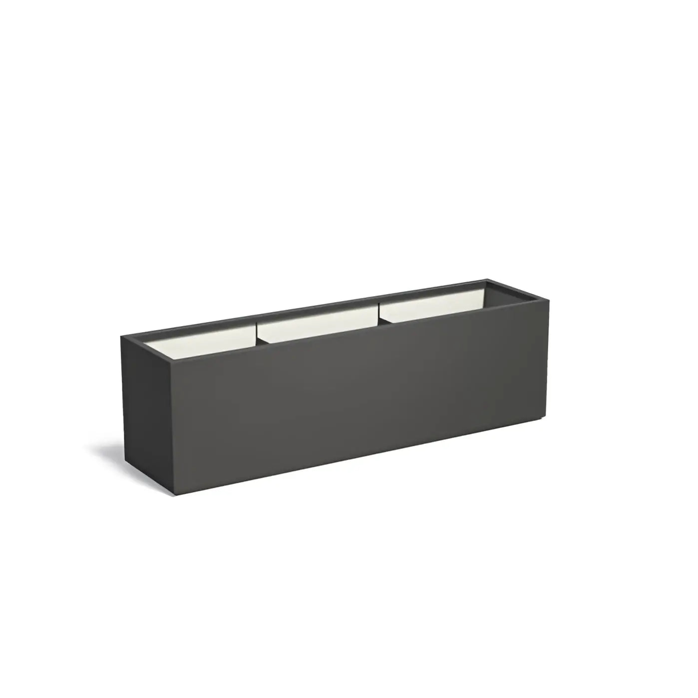 Länglicher rechteckiger Premium Fiberglas Blumenkästen online kaufen –  modern, leicht & wetterfest