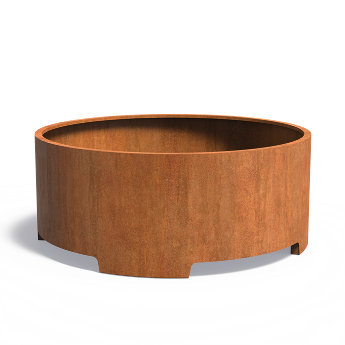 blumenkasten rund Runder Corten Pflanzkübel mit Füße in diversen Größen online kaufen –  Potflex