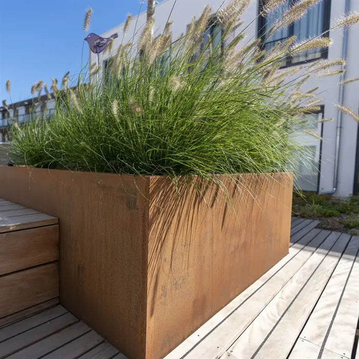 Pflanzkübel aus Cortenstahl für Ihren Garten oder Terrasse.