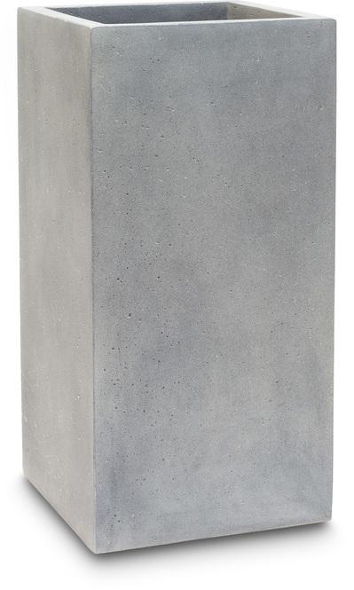 Polystone Tower Pflanzsäule, 35 x 35 x 70 cm, grau