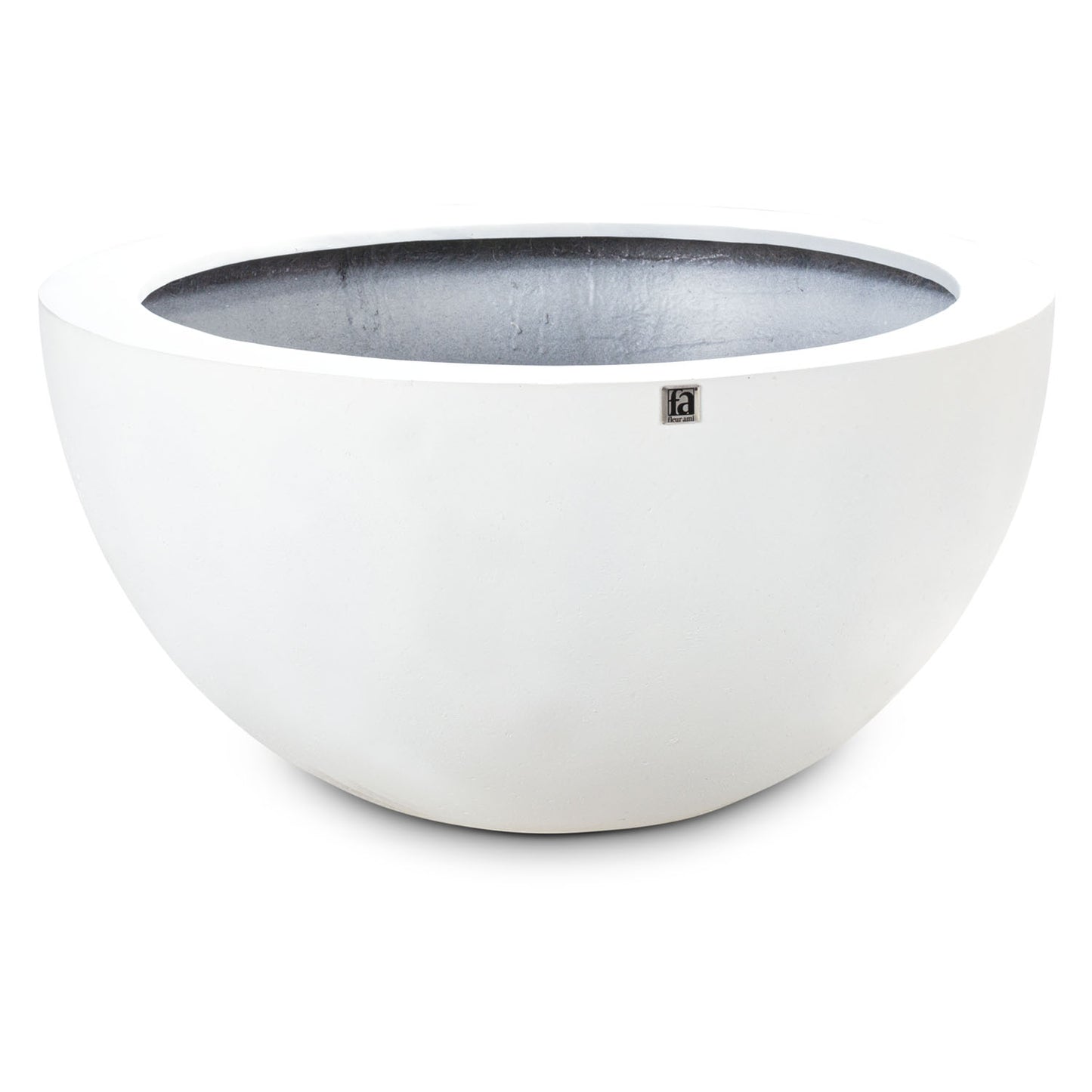 New Tribeca Shape Pflanzschale, Ø 60 cm, Höhe 32 cm, weiß