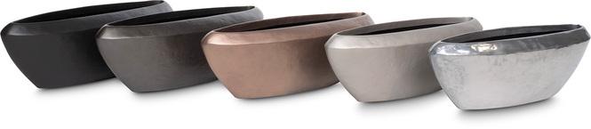 New Loft Tischgefäß, 100x30/30 cm, bronze