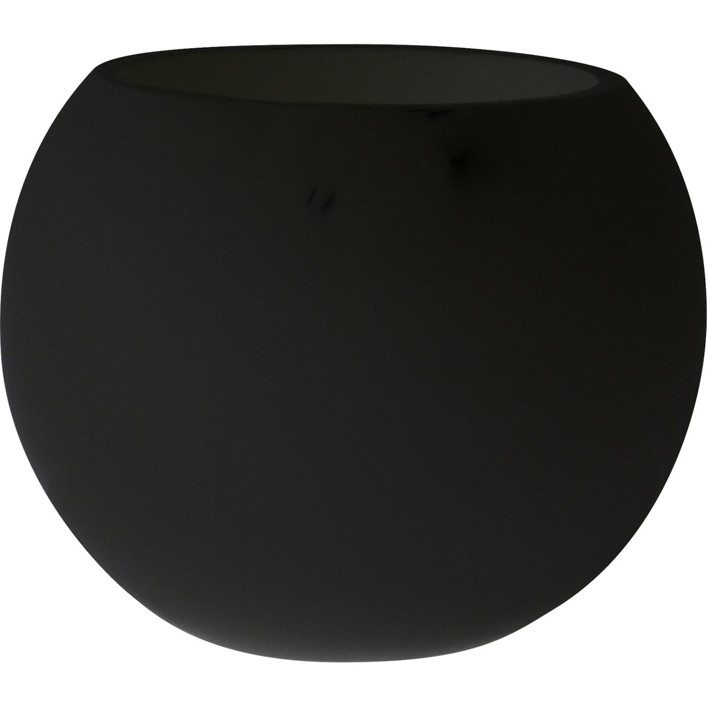 Premium Globe Pflanzgefäß, Ø 60 cm, Höhe 45 cm, schwarz