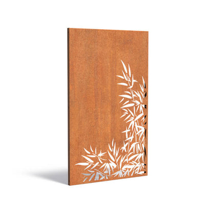 Sichtschutz Corten Strauch