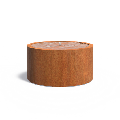 Wassertisch Corten Rund