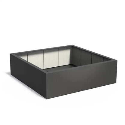Pflanzkuebel aus Kunststoff groß-Fiberglas-quadratisch-verschiedene Maße 