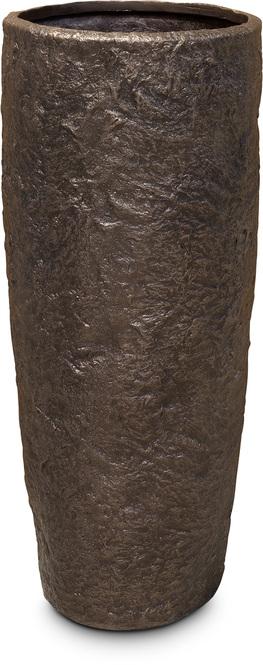 Rocky Pflanzgefäß, Ø 43 cm, Höhe 100 cm, bronze