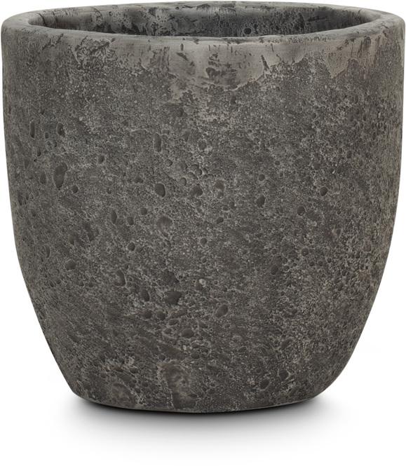 Lava Pflanzgefäß, Ø 37 cm, Höhe 34 cm, grey-wash