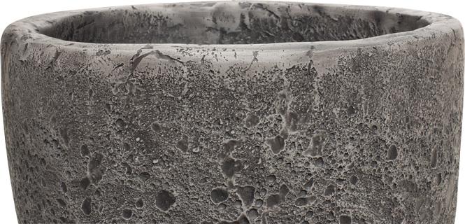 Lava Pflanzgefäß, Ø 37 cm, Höhe 34 cm, grey-wash
