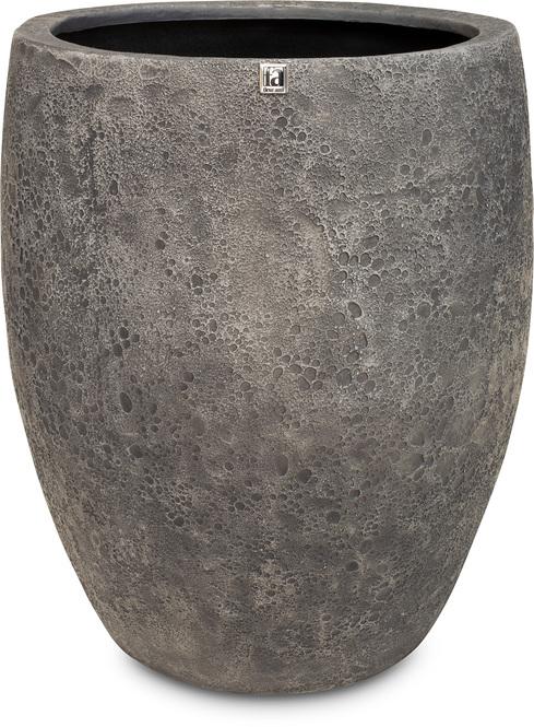 Lava Pflanzgefäß, Ø 50 cm, Höhe 68 cm, grey-wash