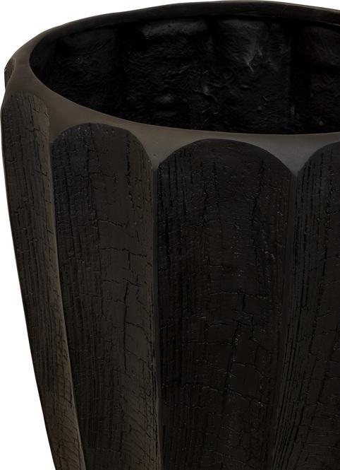 Firewood Pflanzgefäß, Ø 38, Höhe 70 cm, charcoal matt