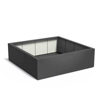 Pflanzkuebel aus Kunststoff groß-Fiberglas-quadratisch-verschiedene Maße  