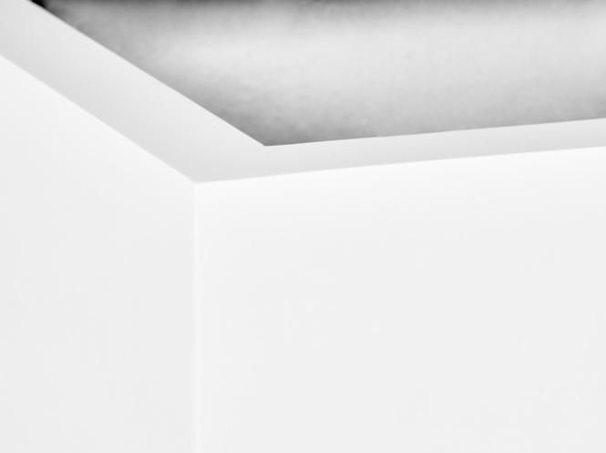 Tribeca Block Pflanzkübel quadratisch , 60 x 60 cm, Höhe 60 cm, matt weiß