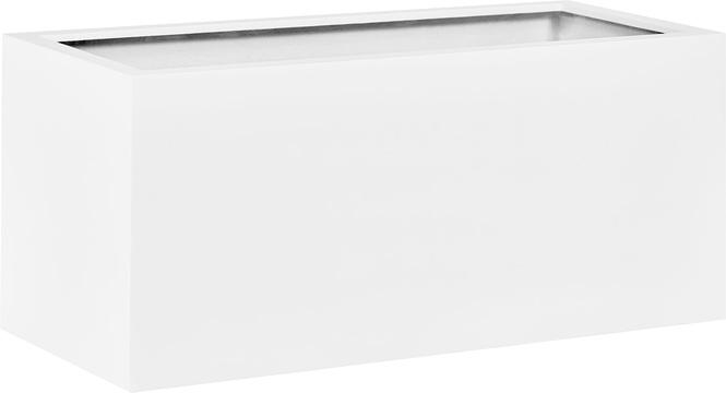 Tribeca Solid Pflanzkasten, 60 x 15 cm, Höhe 15 cm, matt weiß