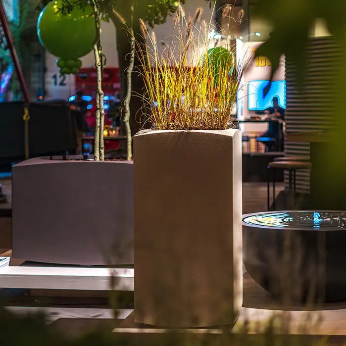 Pflanzkübel aus Aluminium für Ihren Garten oder Terrasse.