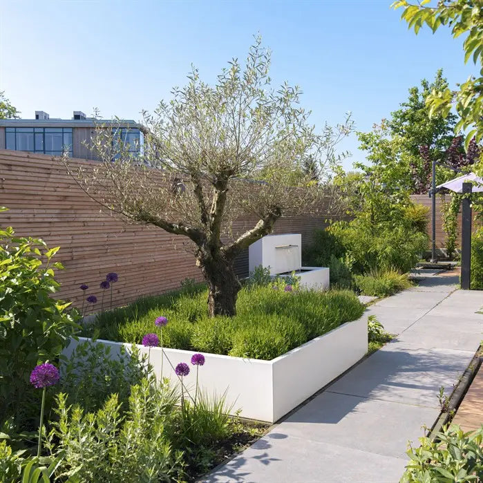 Pflanzkübel aus Aluminium für ihren Garten oder Terrasse.