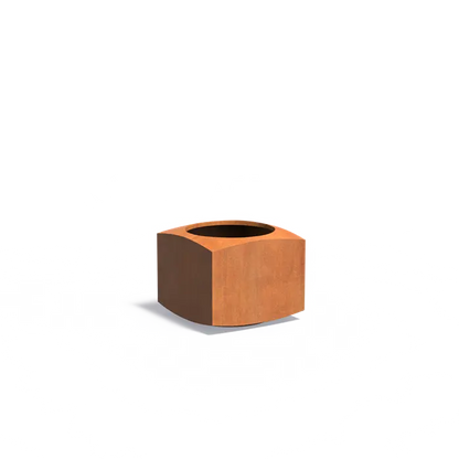 Pflanzkübel Cortenstahl für Terrasse und Garten.