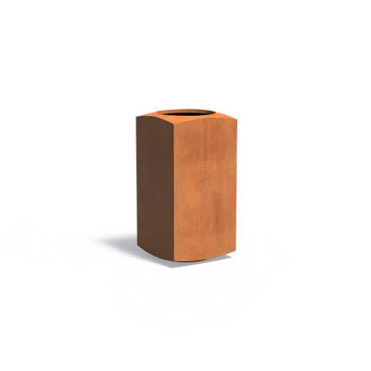 Pflanzkübel Cortenstahl für Terrasse und Garten.