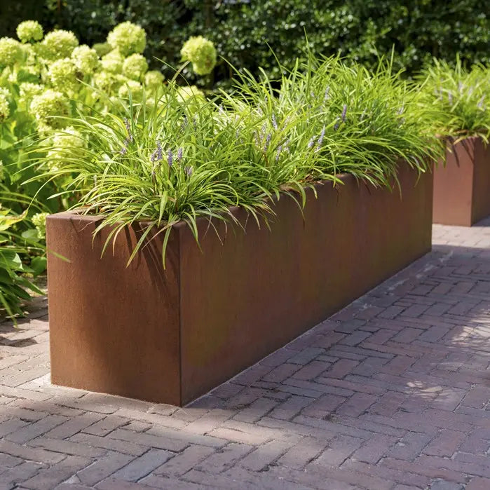 Pflanzkübel aus Cortenstahl (Metall) für Ihren Garten oder Terrasse.