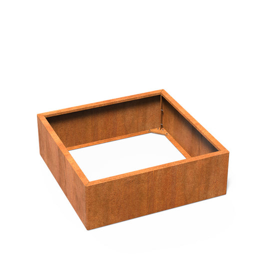 Pflanzkübel Cortenstahl zum selber zusammenbauen für Terrasse und Garten.