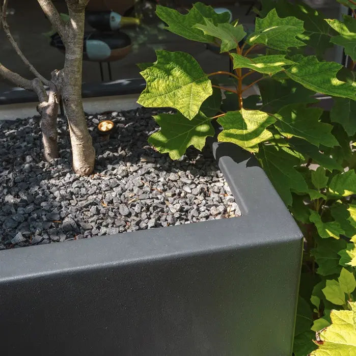 Pflanzkübel mit Rollen aus Fiberglas (Kunststoff) für Ihren Garten oder Terrasse,