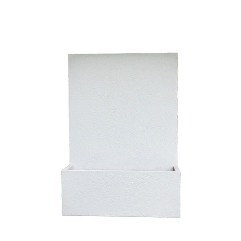 Sichtschutz aus Hartschaumkernplatte (Kunststoff) für Balkon, Garten und Terrasse.