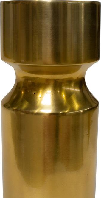 Pico - Aluminium Vase, Ø 9 cm, Höhe 25 cm, messing glänzend